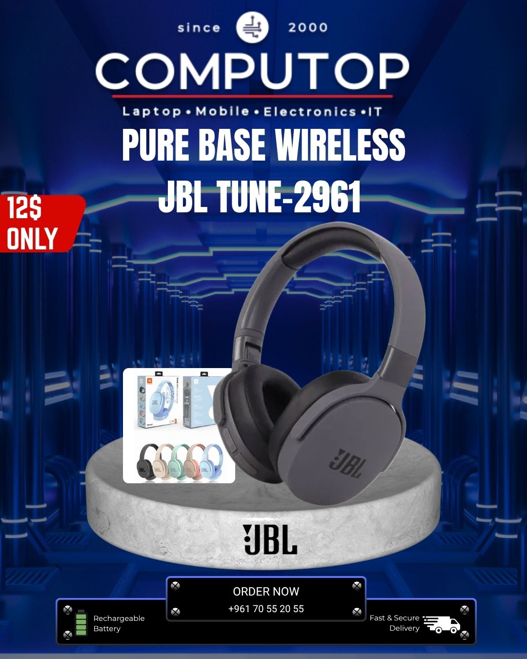 JBL PURE BASE WIRELESS 