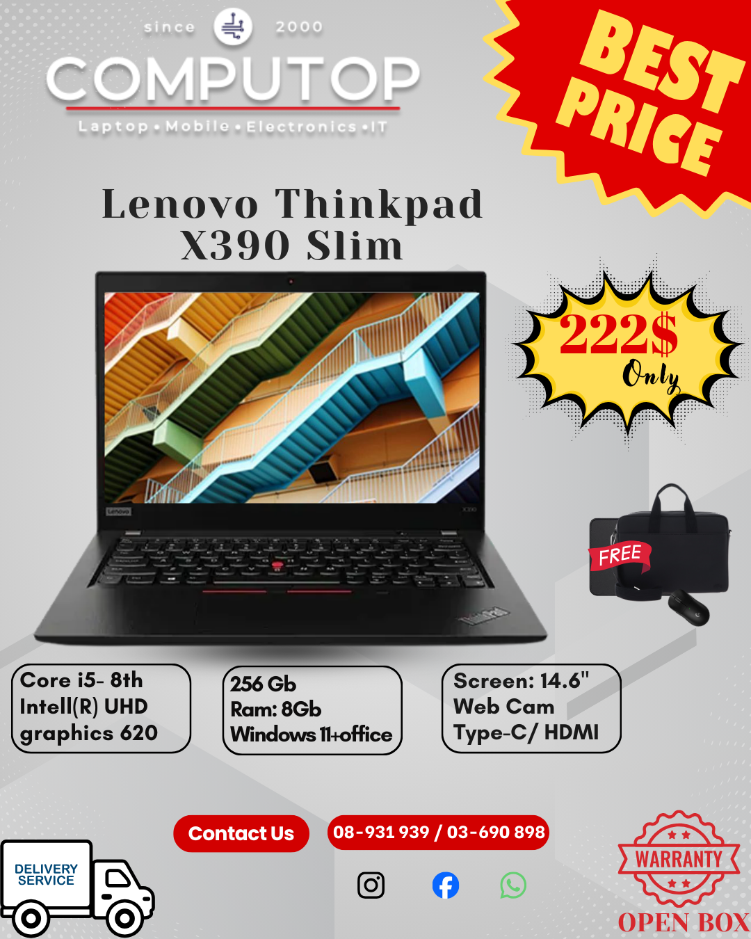 Lenovo ThinkPad x390 Slim