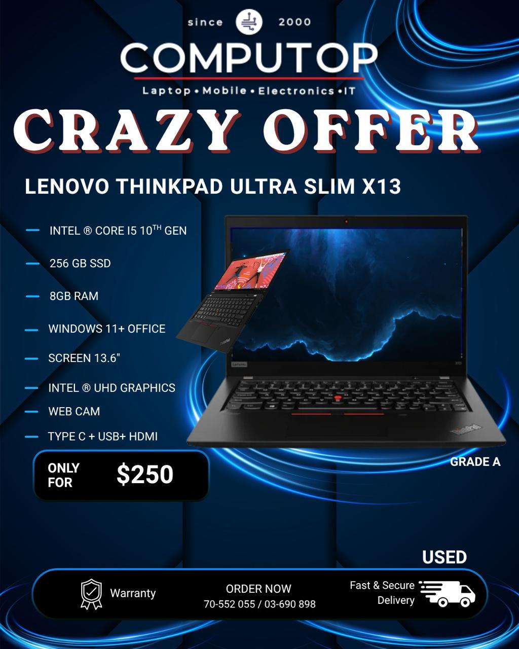 Lenovo Ultra Slim X13