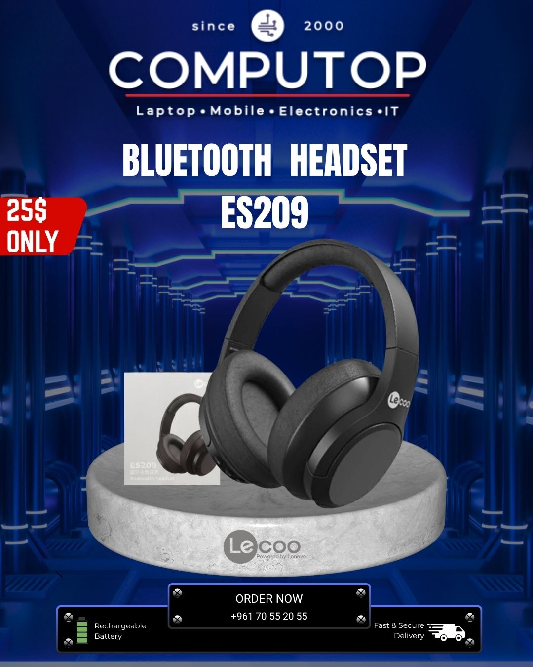 Lecoo Wireless Headphones