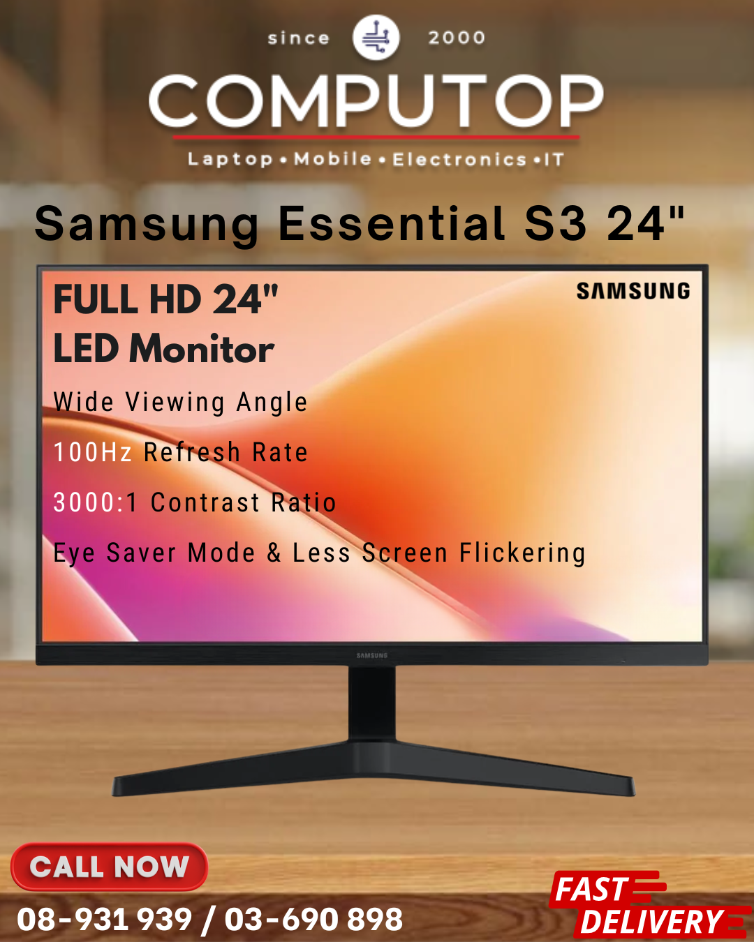 Samsung Essential S3 24"