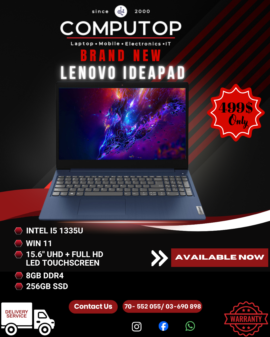 Lenovo IdeaPad TouchScreen