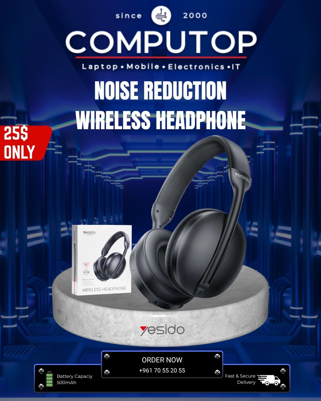 Yesido Wireless Headphones